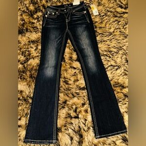 Miss Me Dark Blue Flare Jeans